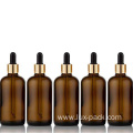 15Ml Cosmetic Amber Essential Oil Glass Dropper Bottle